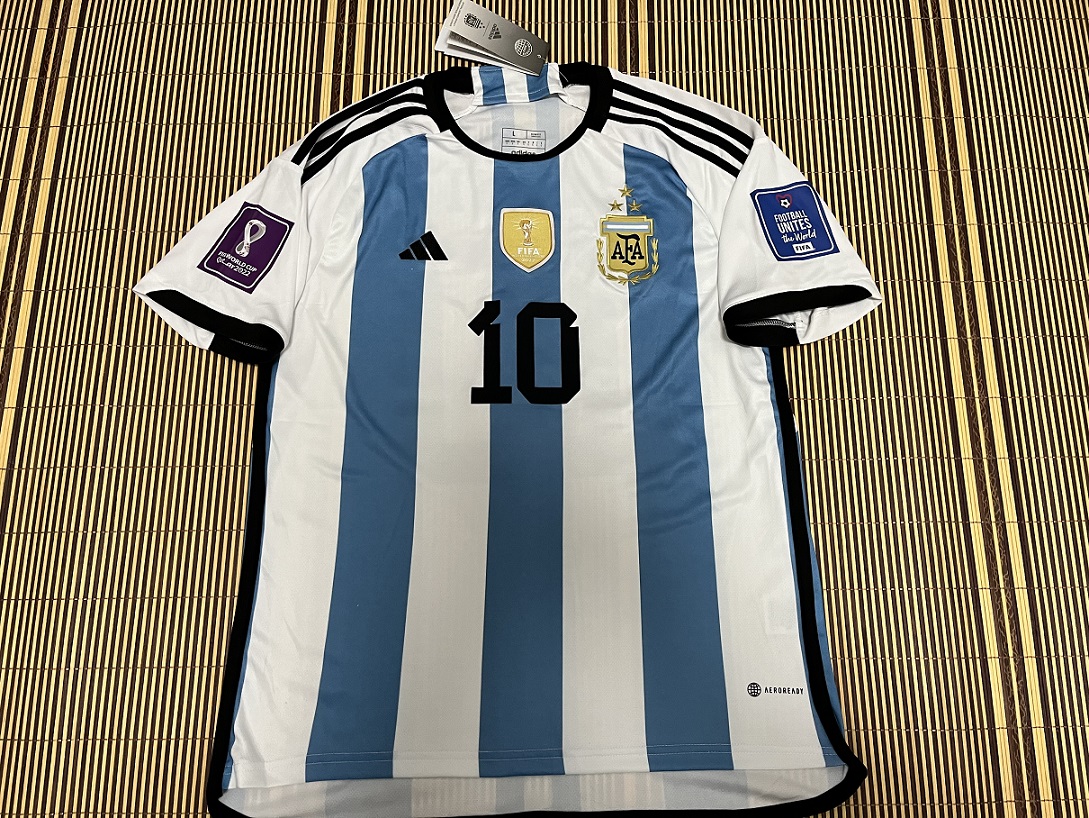 AAA Quality Argentina 2022 World Cup Home 3 Stars Soccer Jersey